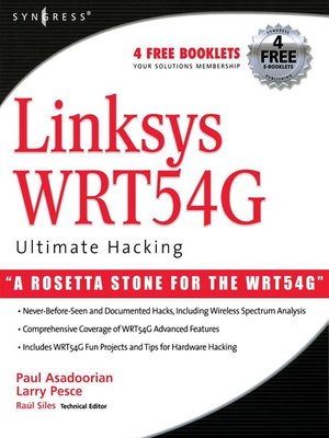 cover image of Linksys WRT54G Ultimate Hacking